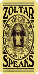 Zoltar Fortune Teller Ticket
